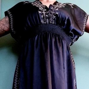 Bohemian above knee dress/top by Planet Funk